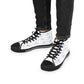 Men's High Top Sneakers (White/Blue/Black)