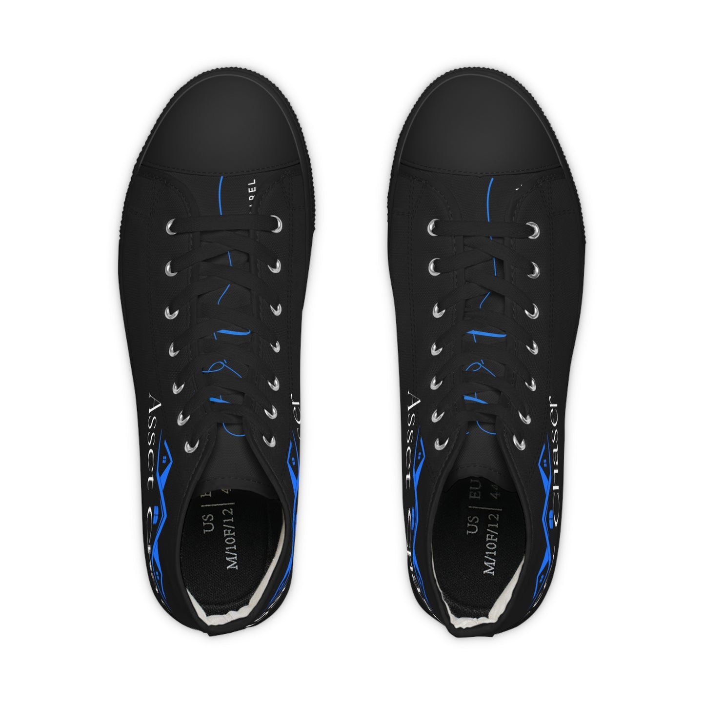 Men's High Top Sneakers (Blue/Black)