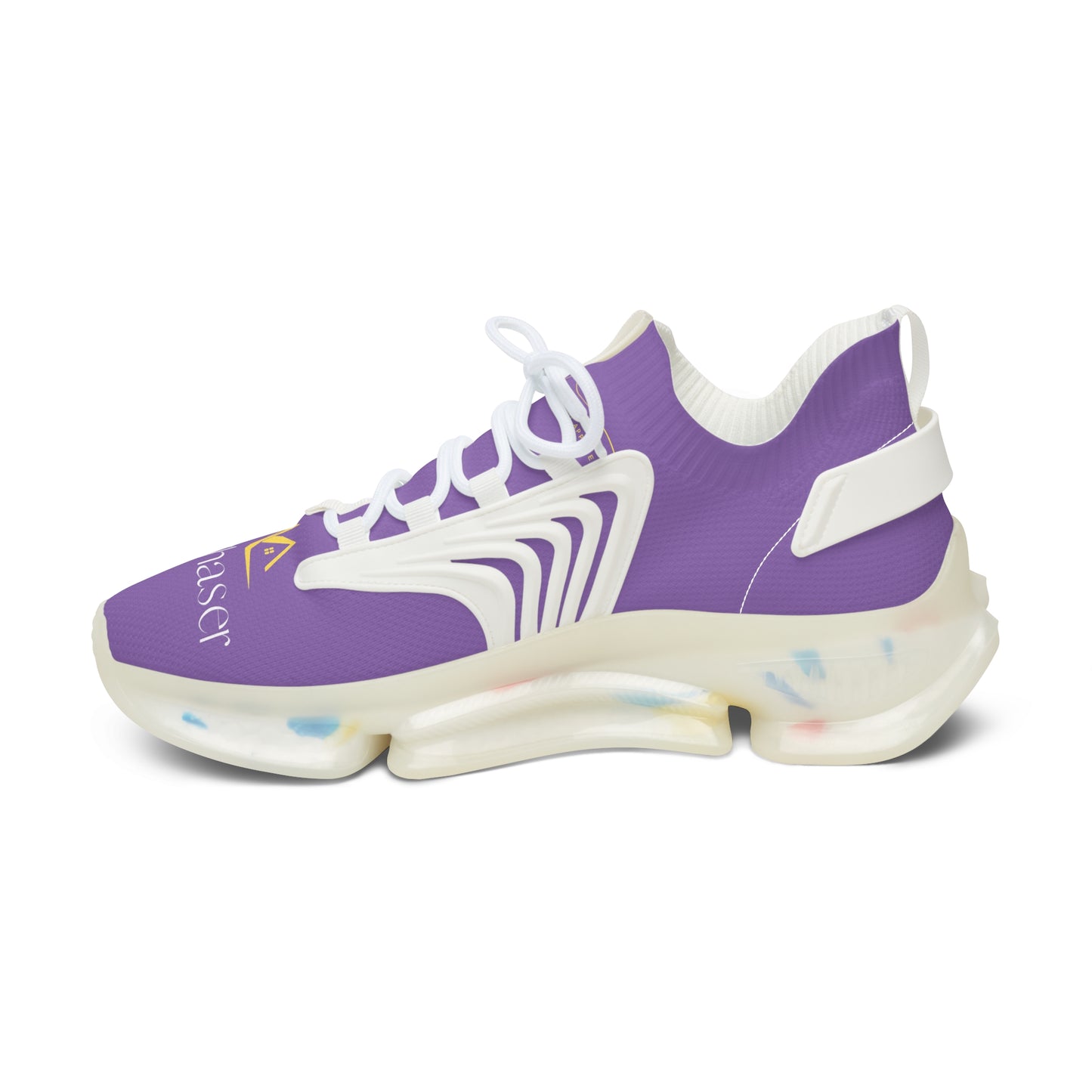 Women's Asset Chaser Mesh Sneakers (Light Purple/Gold)