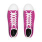 Men's High Top Sneakers (Pink/White/Black)