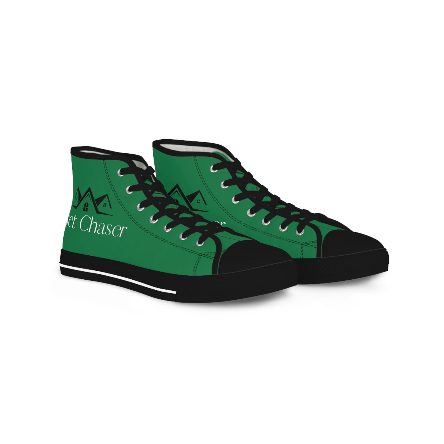 Men's Asset Chaser High Top Sneakers (Green/Black/White)