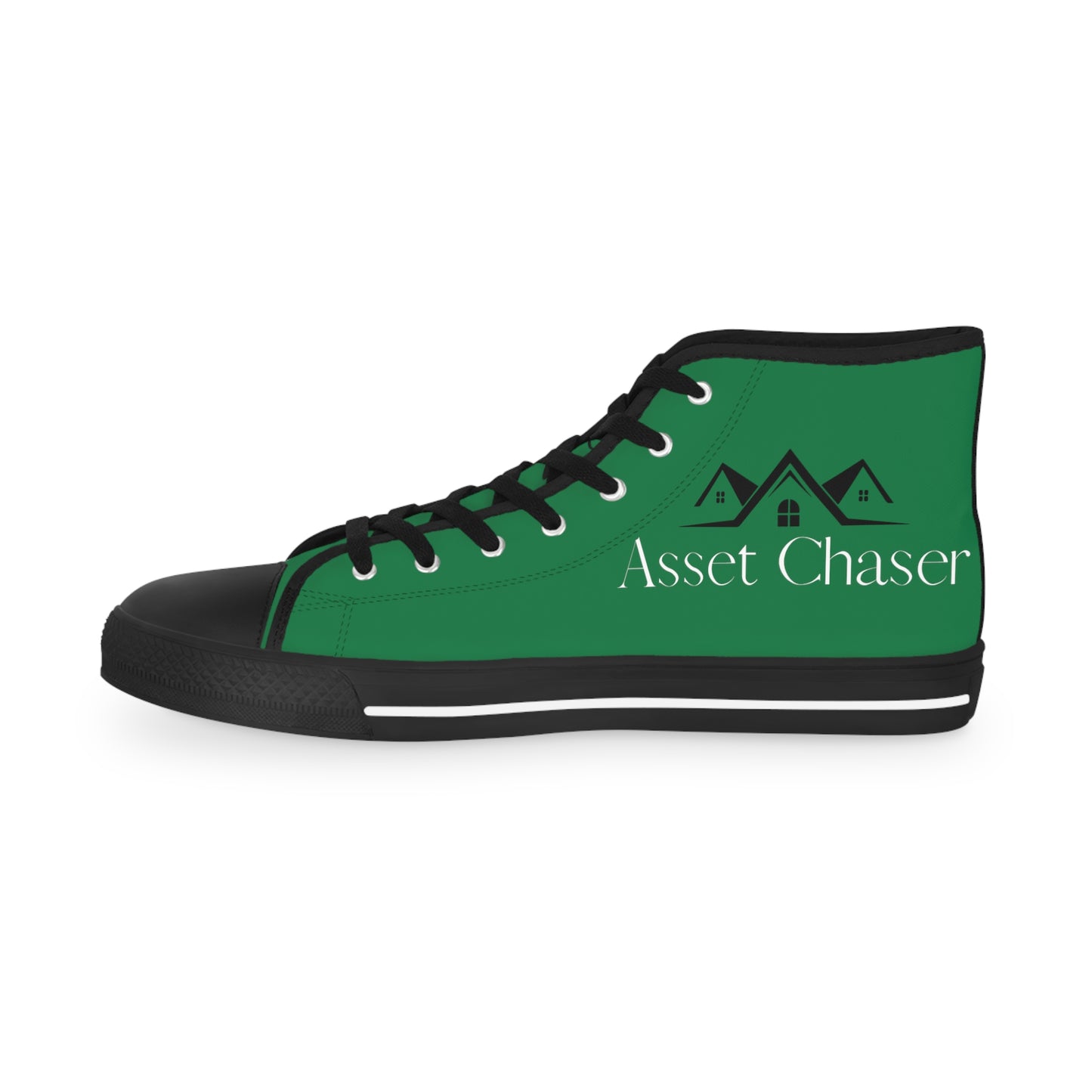 Men's Asset Chaser High Top Sneakers (Green/Black/White)