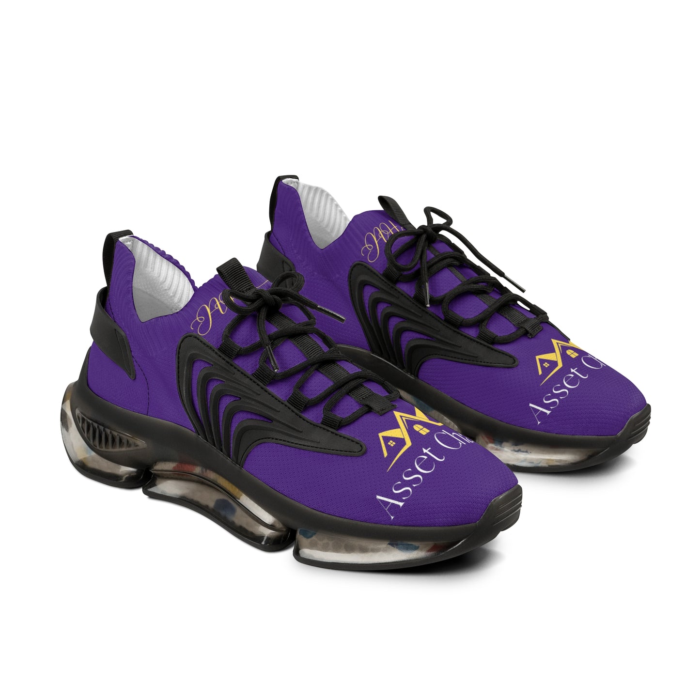 Men's Asset Chaser Mesh Sneakers (Purple/Gold)