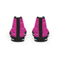 Men's High Top Sneakers (Pink/Black Print)