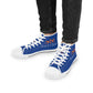 Men's High Top Sneakers (Blue/Orange)