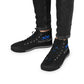 Men's High Top Sneakers (Blue/Black)