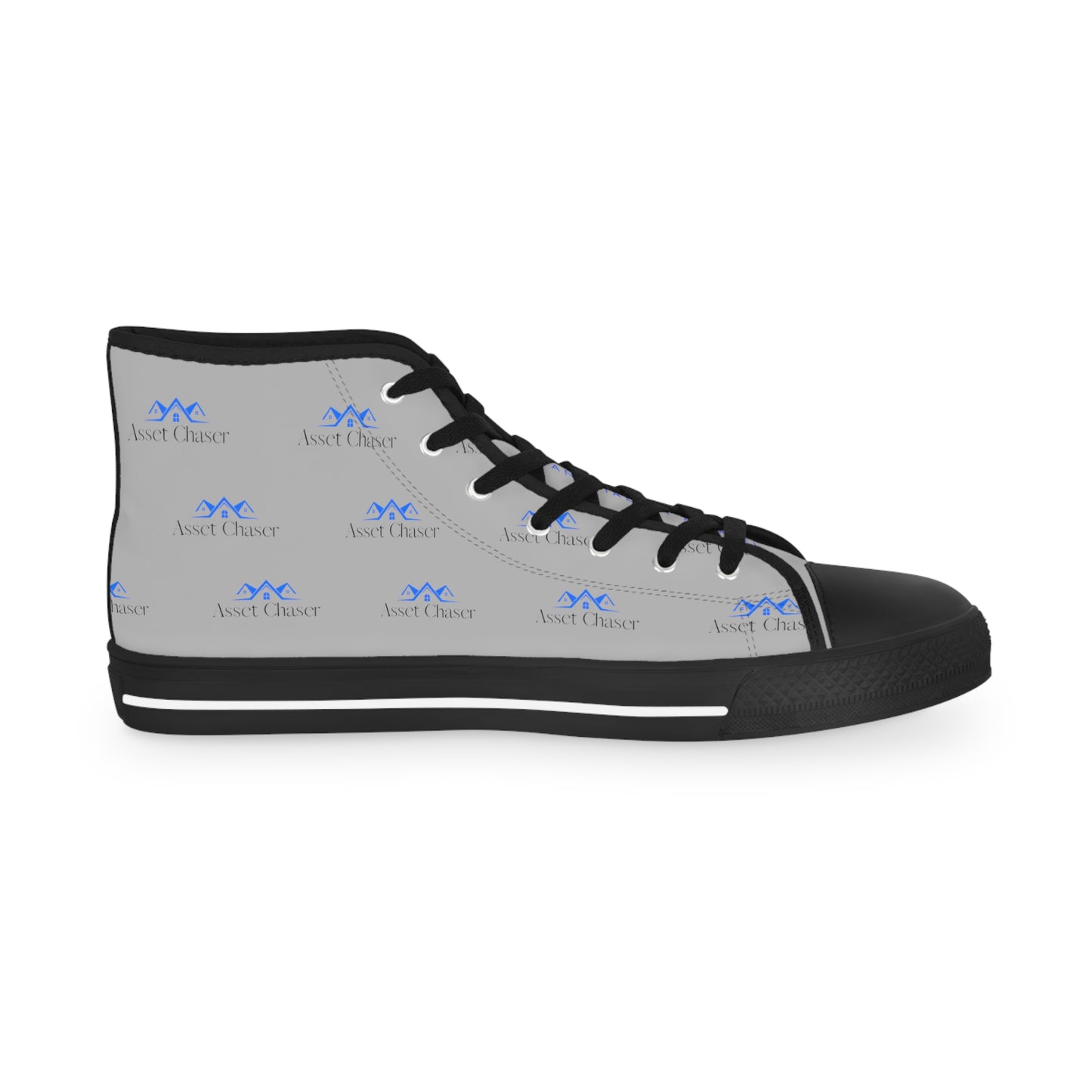 Men's High Top Sneakers (Black/Gray)