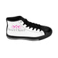 Asset Chaser-Women's Classic Sneakers (Pink/White/Black)