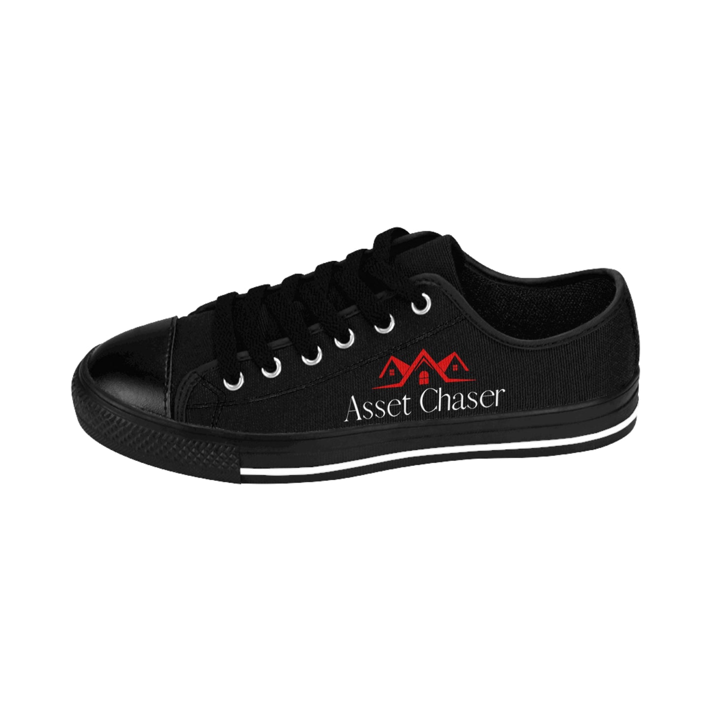 Asset Chaser-Men's Low Top Sneakers (Red/Black)