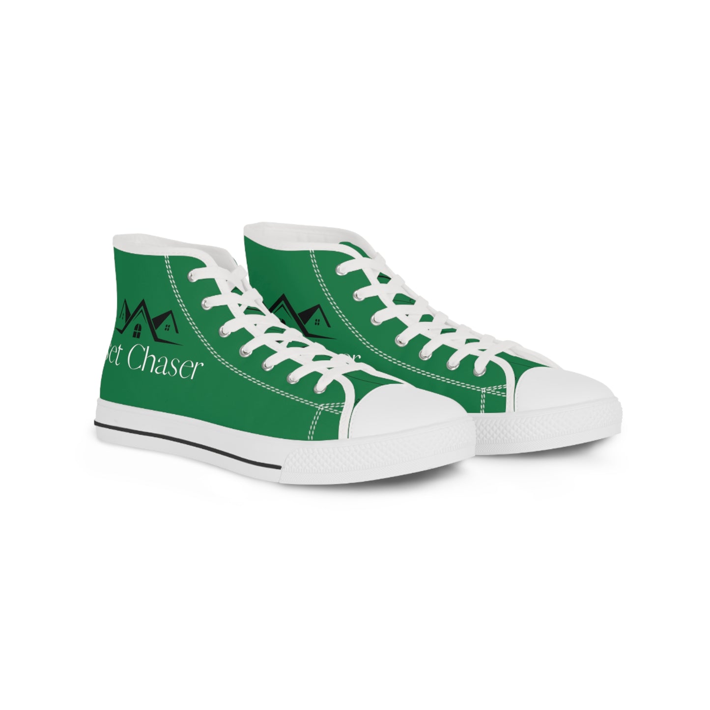 Men's Asset Chaser High Top Sneakers (Green/Black/White)