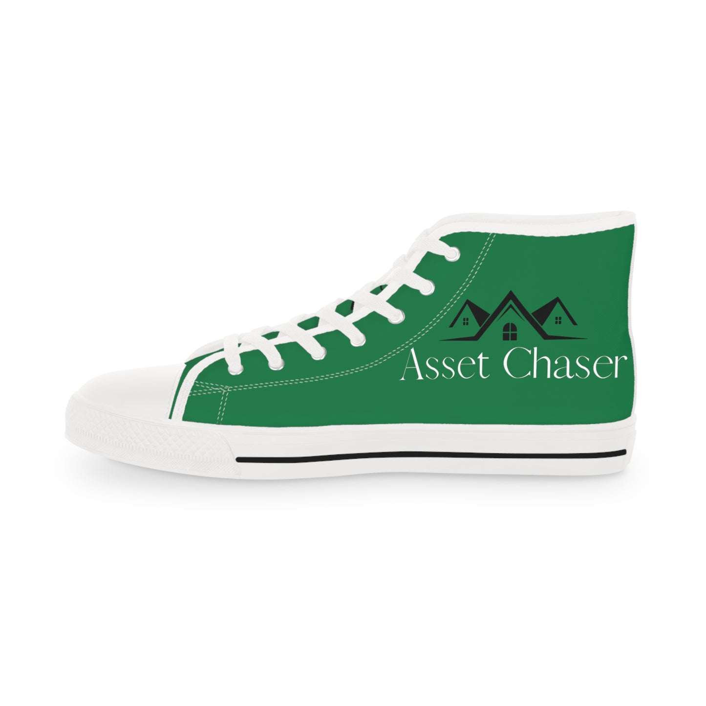 Men's Asset Chaser High Top Sneakers (Green/Black/White)