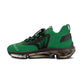 Asset Chaser's Men's Mesh Sneakers (Green/Orange)