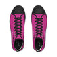 Men's High Top Sneakers (Pink/White/Black)