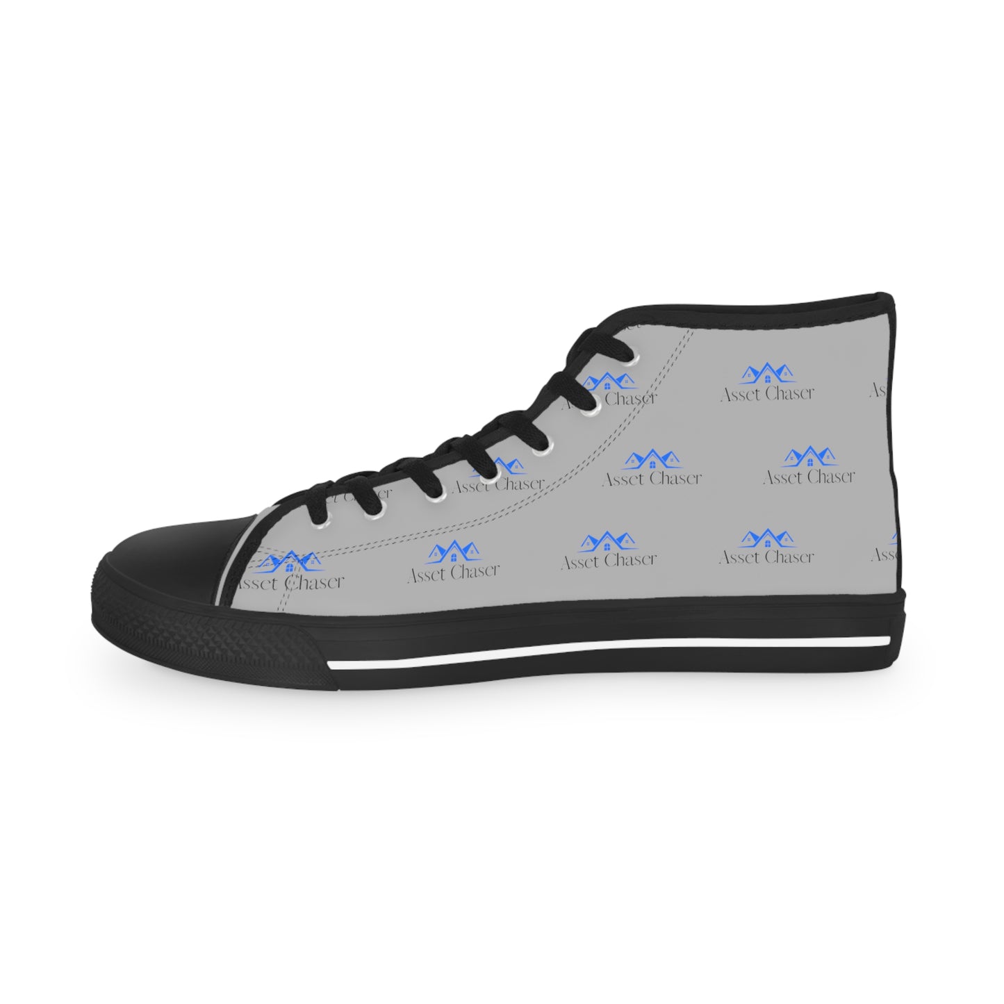 Men's High Top Sneakers (Black/Gray)