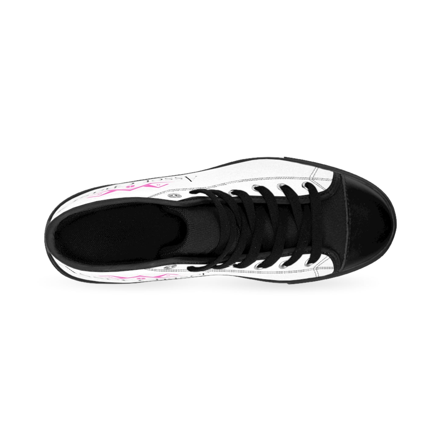 Asset Chaser-Women's Classic Sneakers (Pink/White/Black)