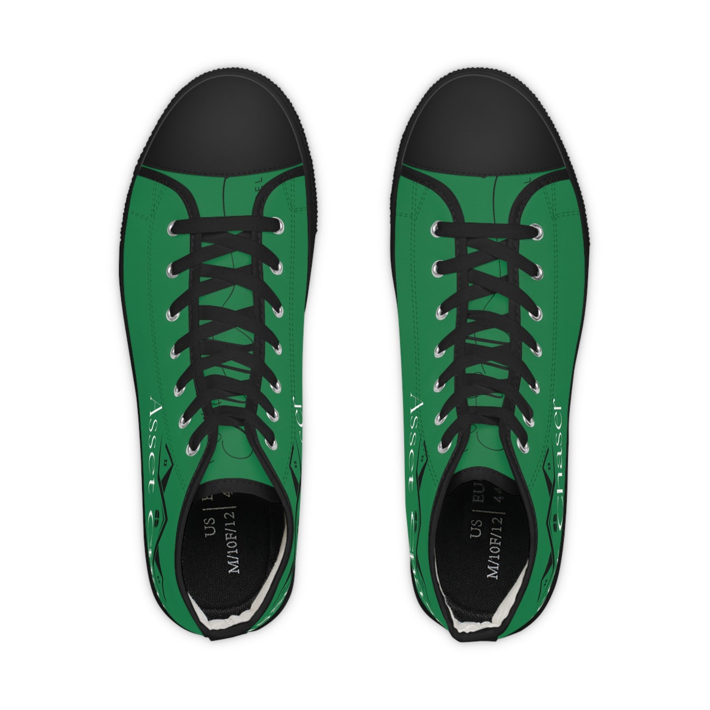 Men's Asset Chaser High Top Sneakers (Green/Black/White)