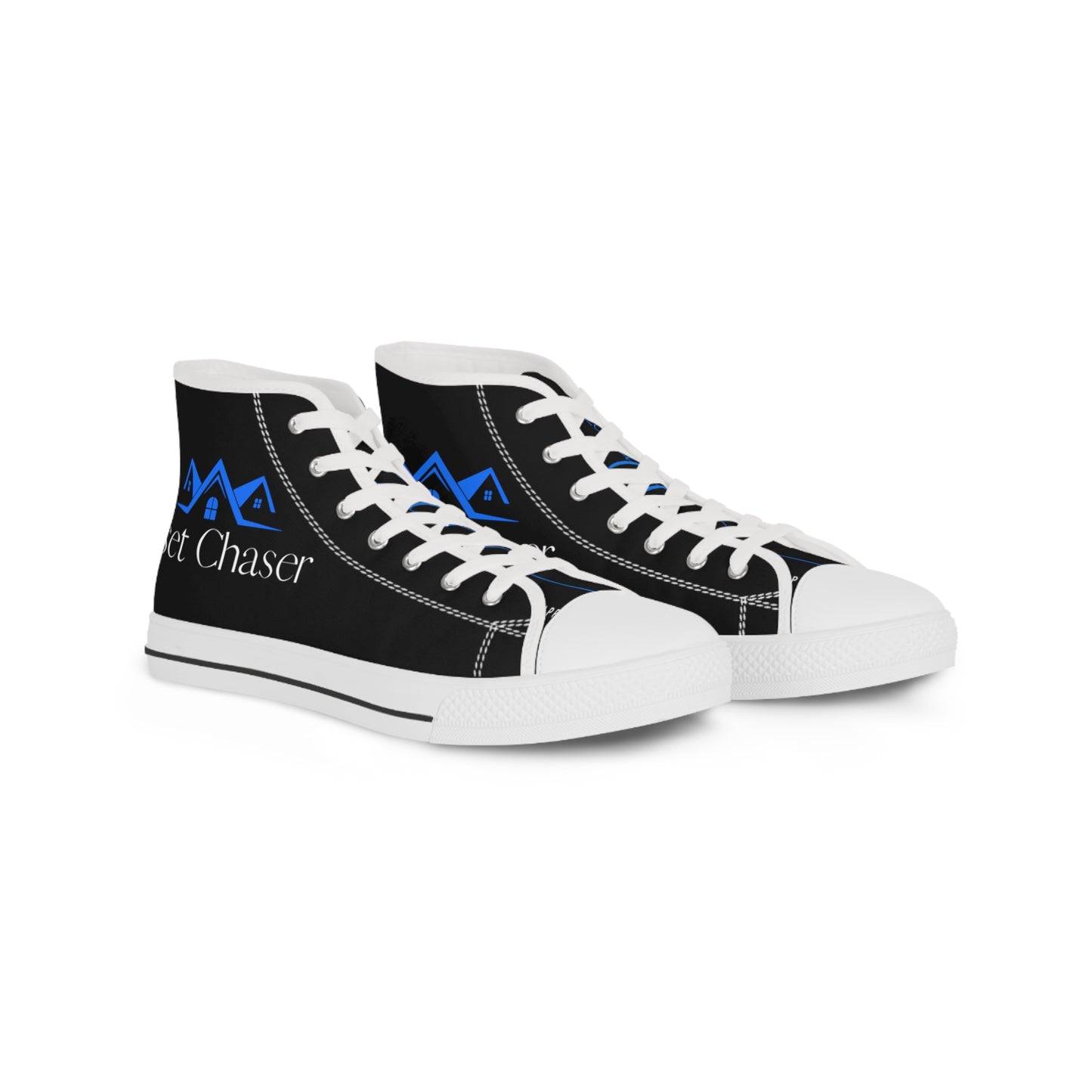 Men's High Top Sneakers (Blue/Black)