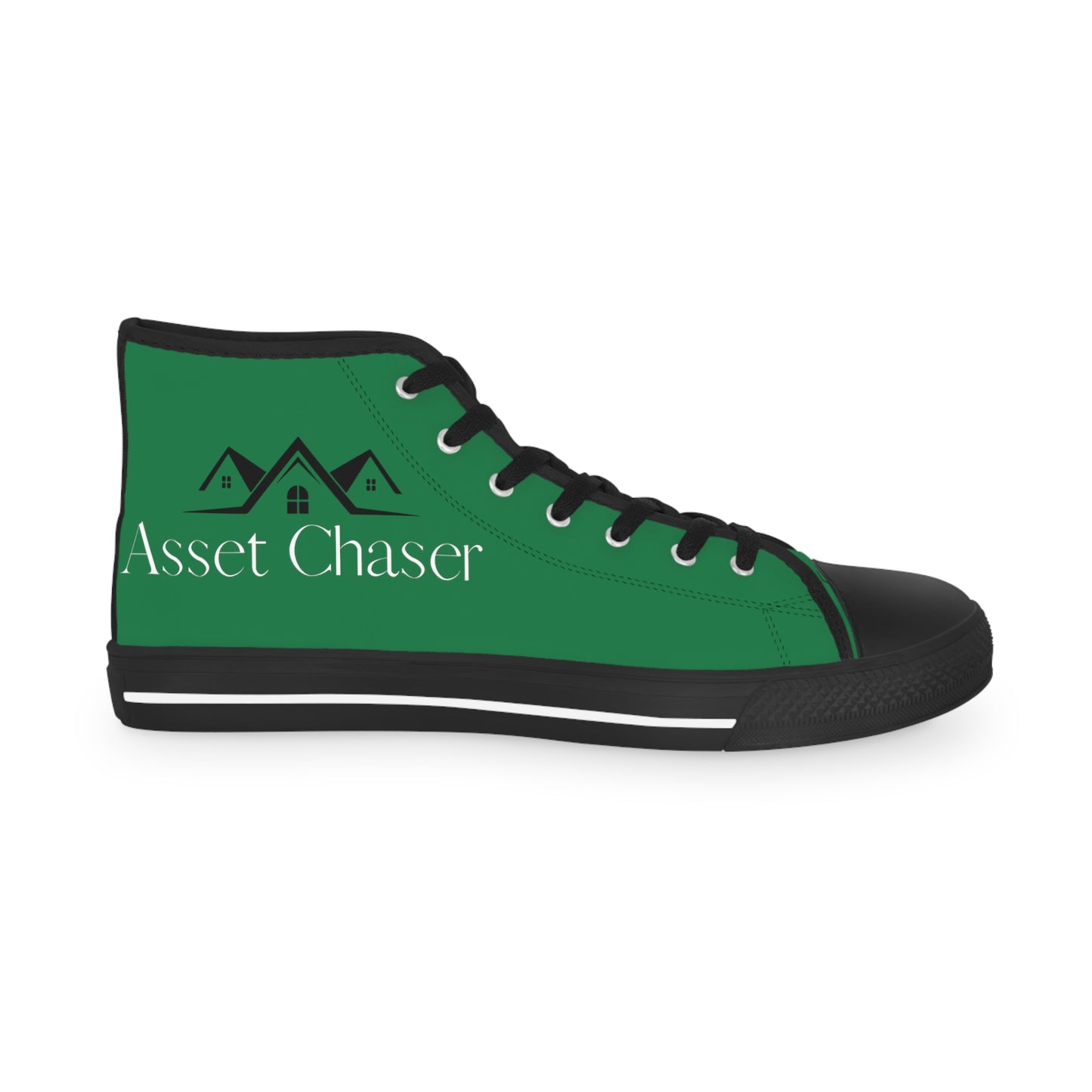 Men's Asset Chaser High Top Sneakers (Green/Black/White)