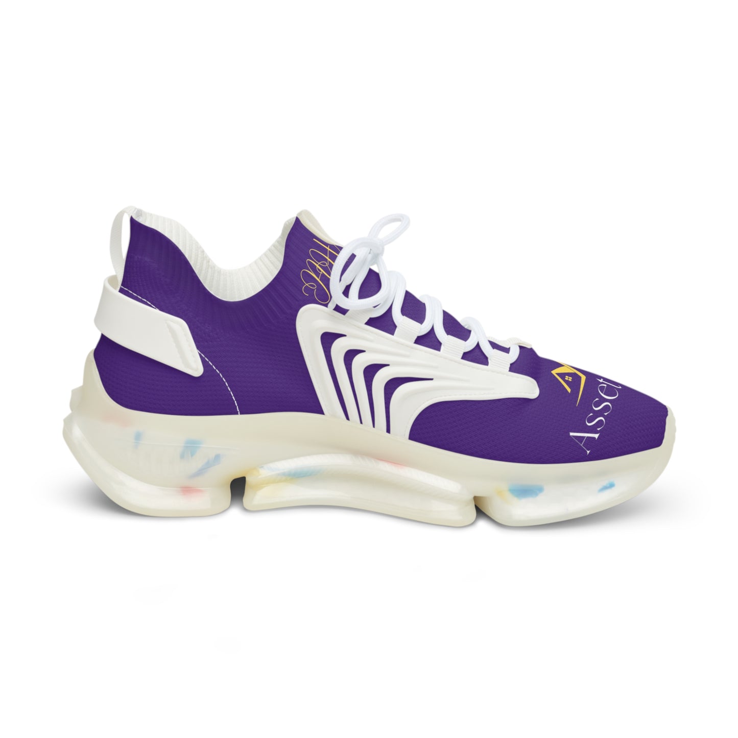 Men's Asset Chaser Mesh Sneakers (Purple/Gold)