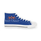 Men's High Top Sneakers (Blue/Orange)