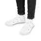 Men's High Top Sneakers (White/Blue/Black)