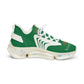 Asset Chaser's Men's Mesh Sneakers (Green/Orange)