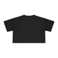 Don't Chase The Bag-Women's Crop Tee (Pink Logo)