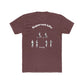 Superset Life (Arm Day)-Cotton Crew Tee (White Lettering/White Design)