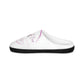 Don't Chase The Bag (White/Pink)-Women's Indoor Slippers