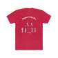 Superset Life (Arm Day)-Cotton Crew Tee (White Lettering/White Design)