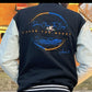 Varsity Jacket-Black/White/Royal Blue (Slim Fit)
